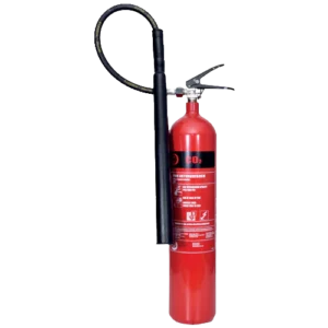 TITAN Kitemarked 5kg CO2 Steel Fire Extinguisher