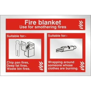 Fire Blanket Prestige Gloss ID Sign
